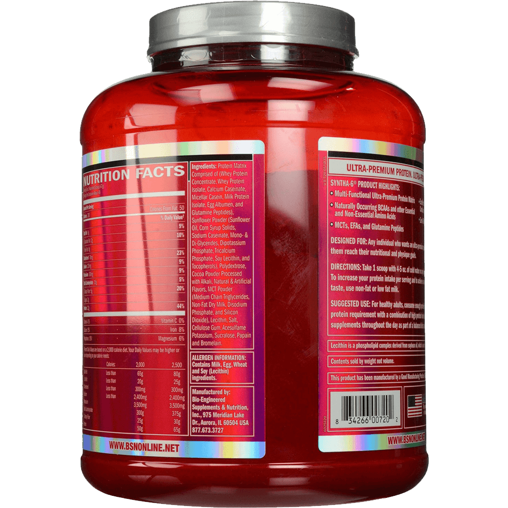 BSN SYNTHA-6 Protein Powder - Chocolate Milkshake 4