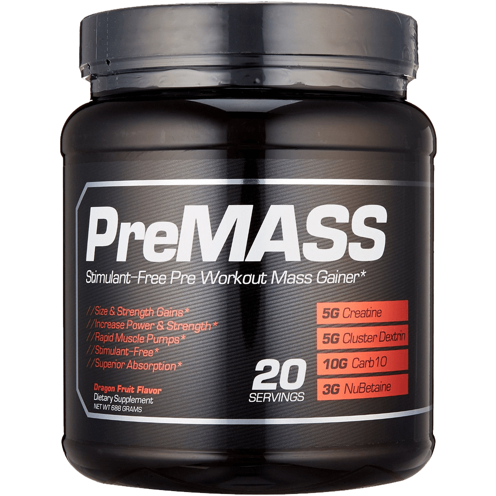 PREMASS Pre Workout Mass Gainer Stack 1